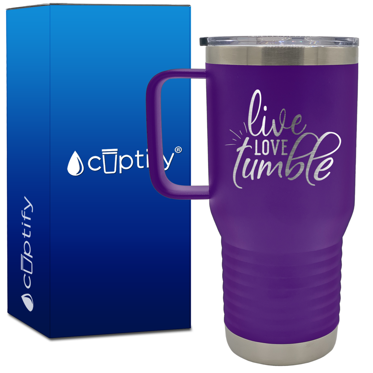 Live Love Tumble 20oz Gymnastics Travel Mug