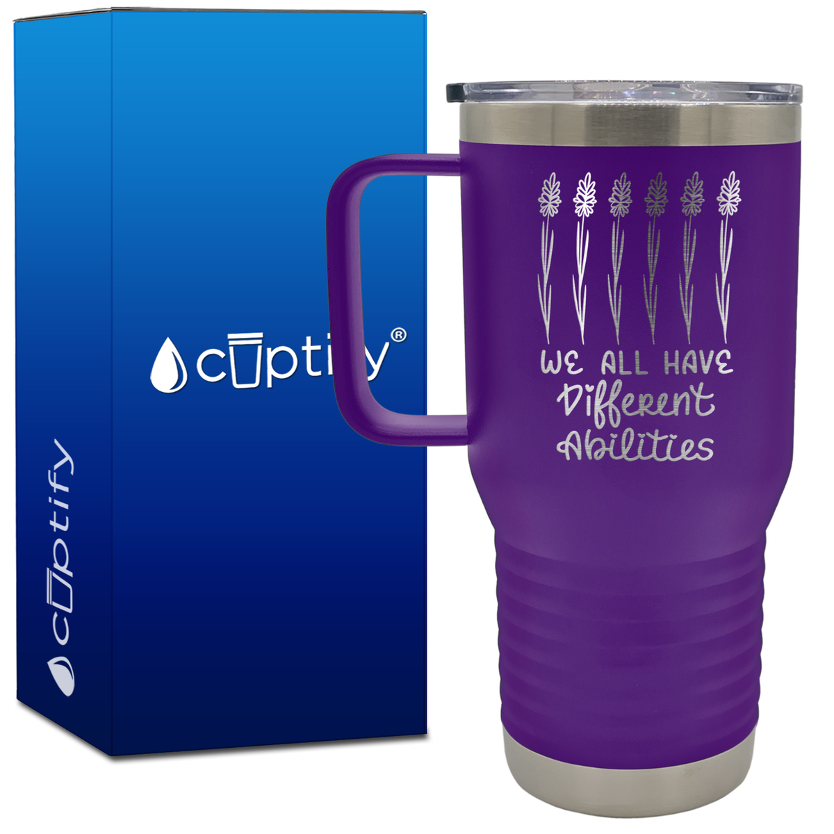 We All Have Different Abilites 20oz Autism Travel Mug