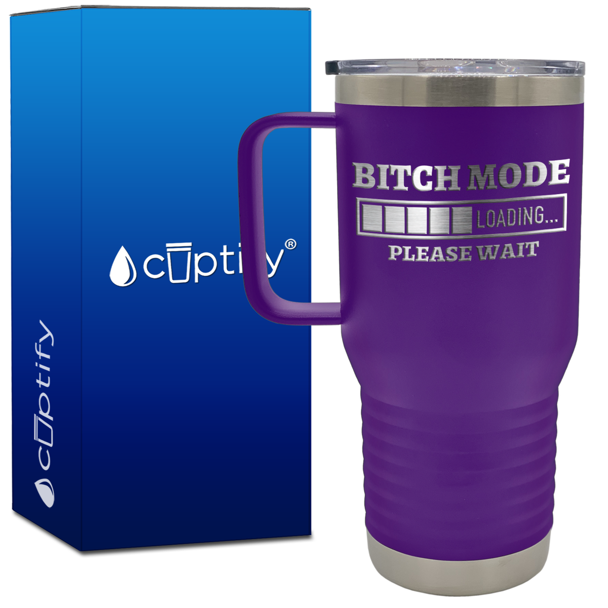Bitch Mode Loading 20oz Travel Mug