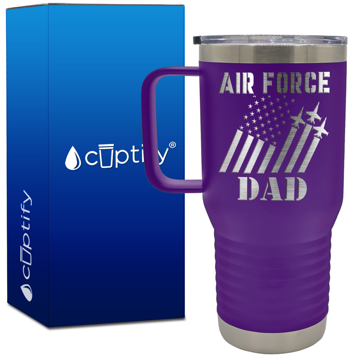 Air Force Dad 20oz Travel Mug