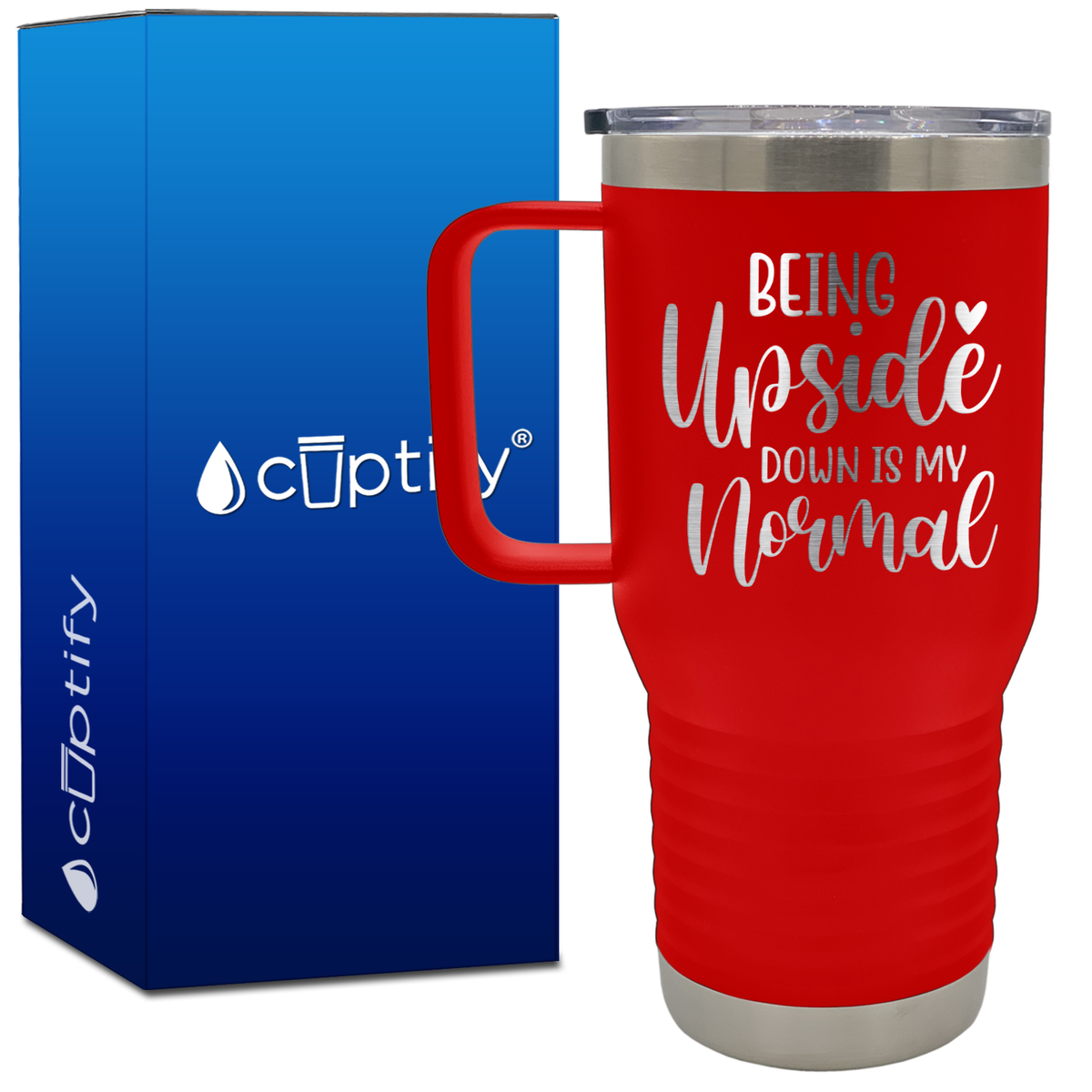 Being Upside Down is My Normal 20oz Gymnastics Travel Mug