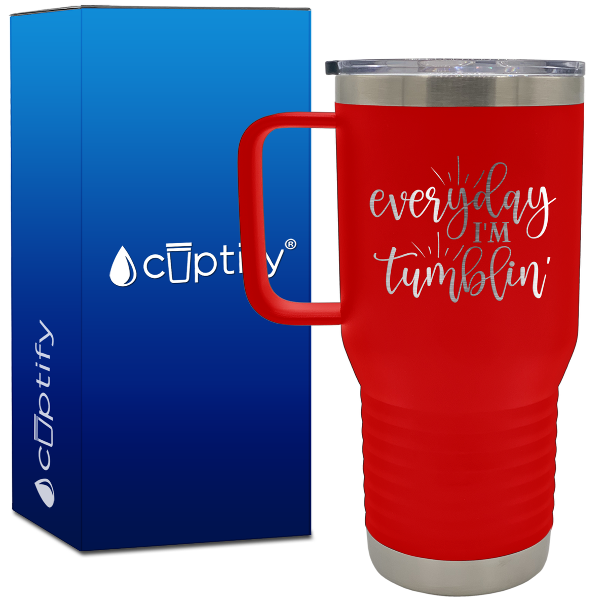 Everyday I'm Tumblin' 20oz Gymnastics Travel Mug