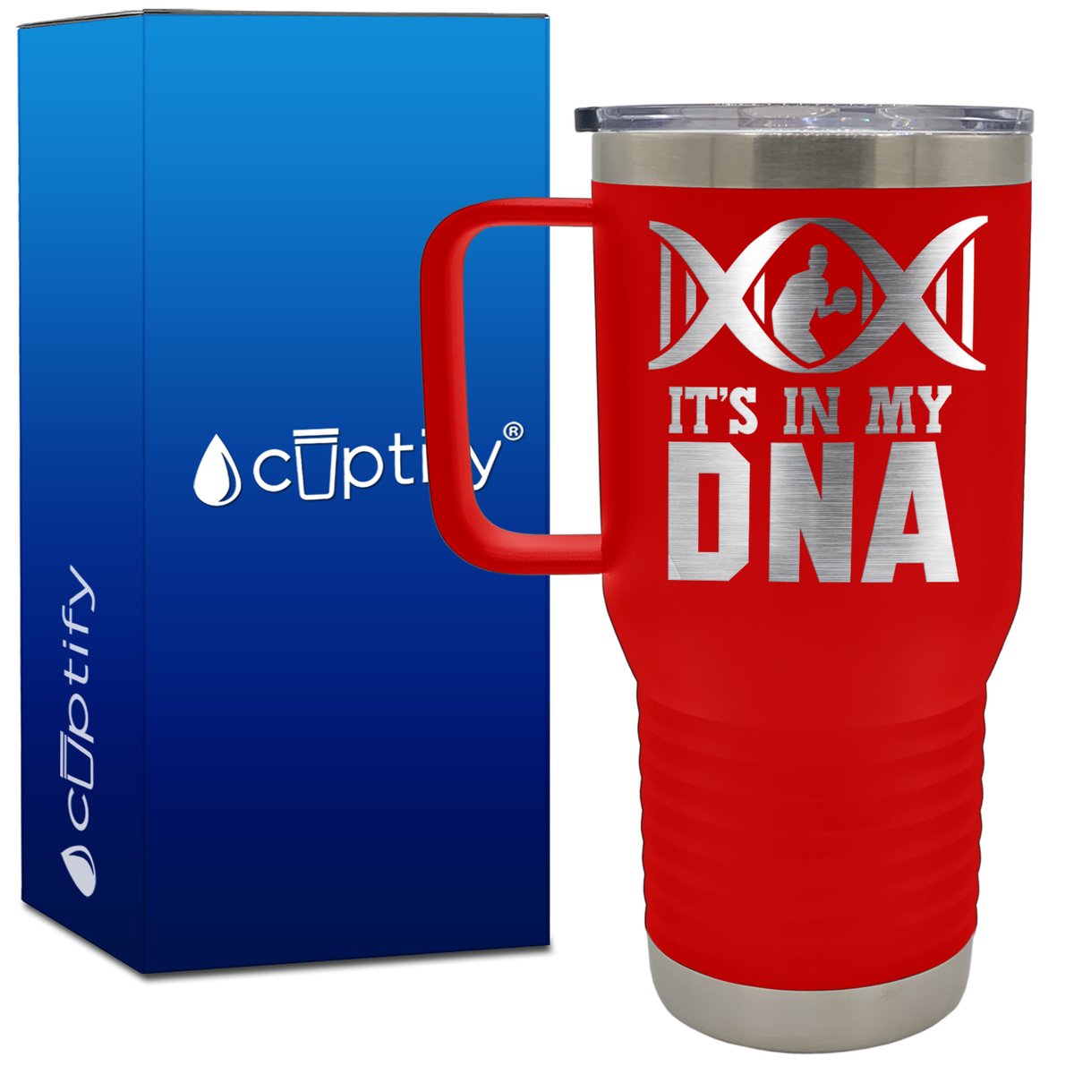 It's in My DNA Basketball 20oz Basketball Travel Mug