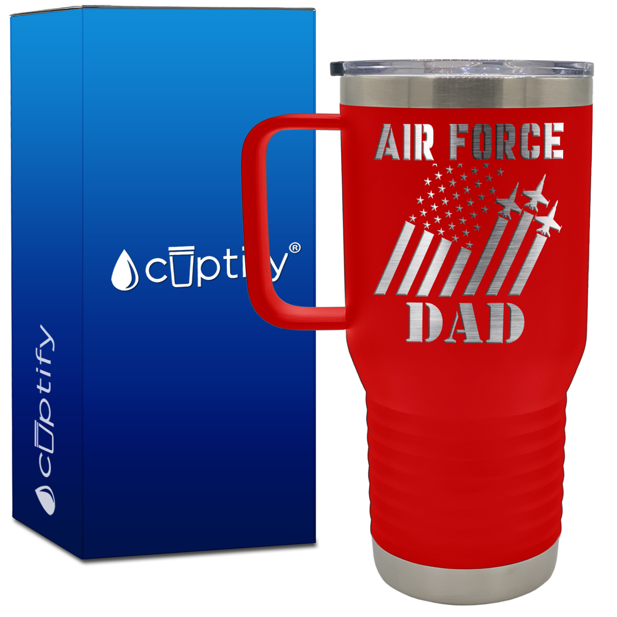 Air Force Dad 20oz Travel Mug