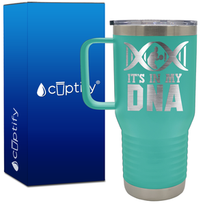 It's in My DNA Basketball 20oz Basketball Travel Mug