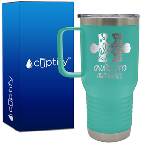 Autism Awareness Puzzle 20oz Autism Travel Mug