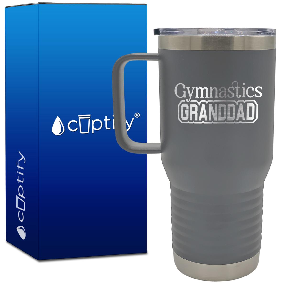 Gymnastics Granddad 20oz Gymnastics Travel Mug