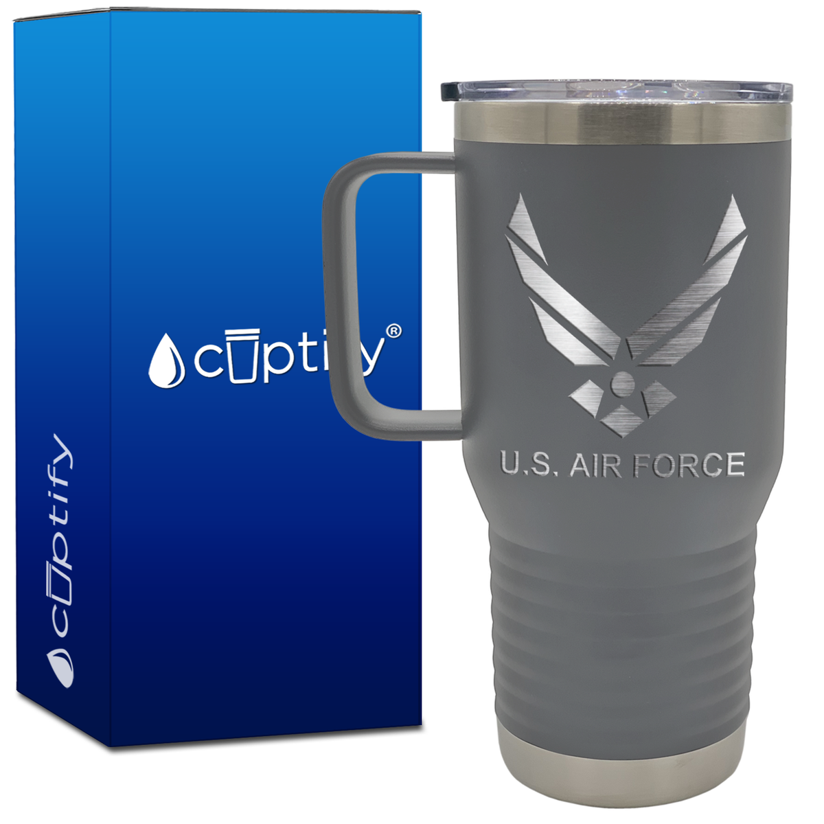 Personalized US Air Force 20oz Travel Mug
