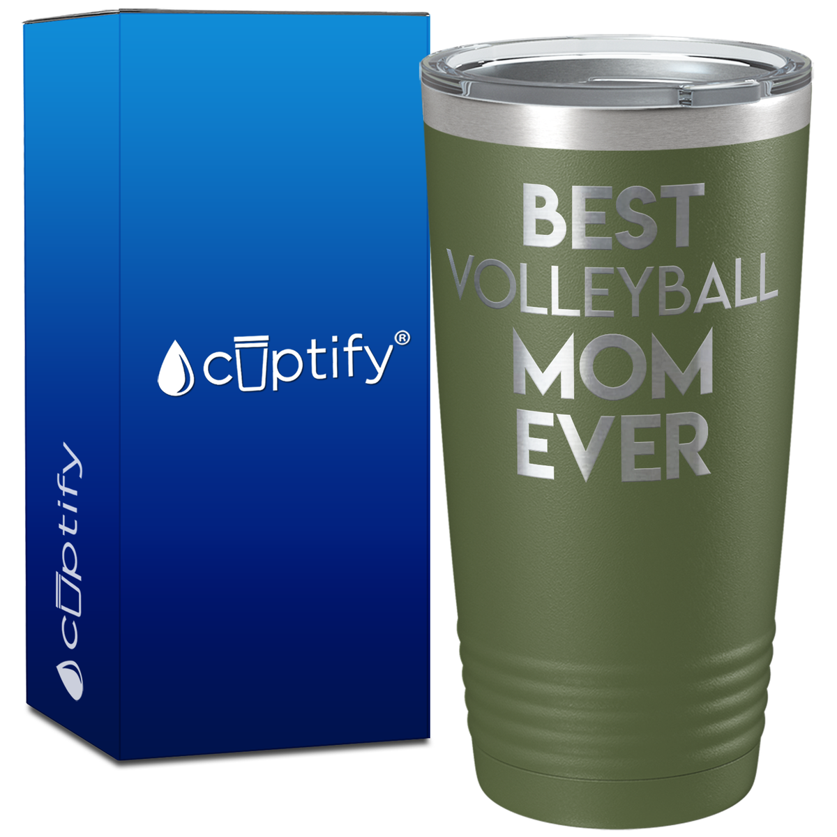 Best Volleyball Mom Ever on 20oz Volleyball Tumbler