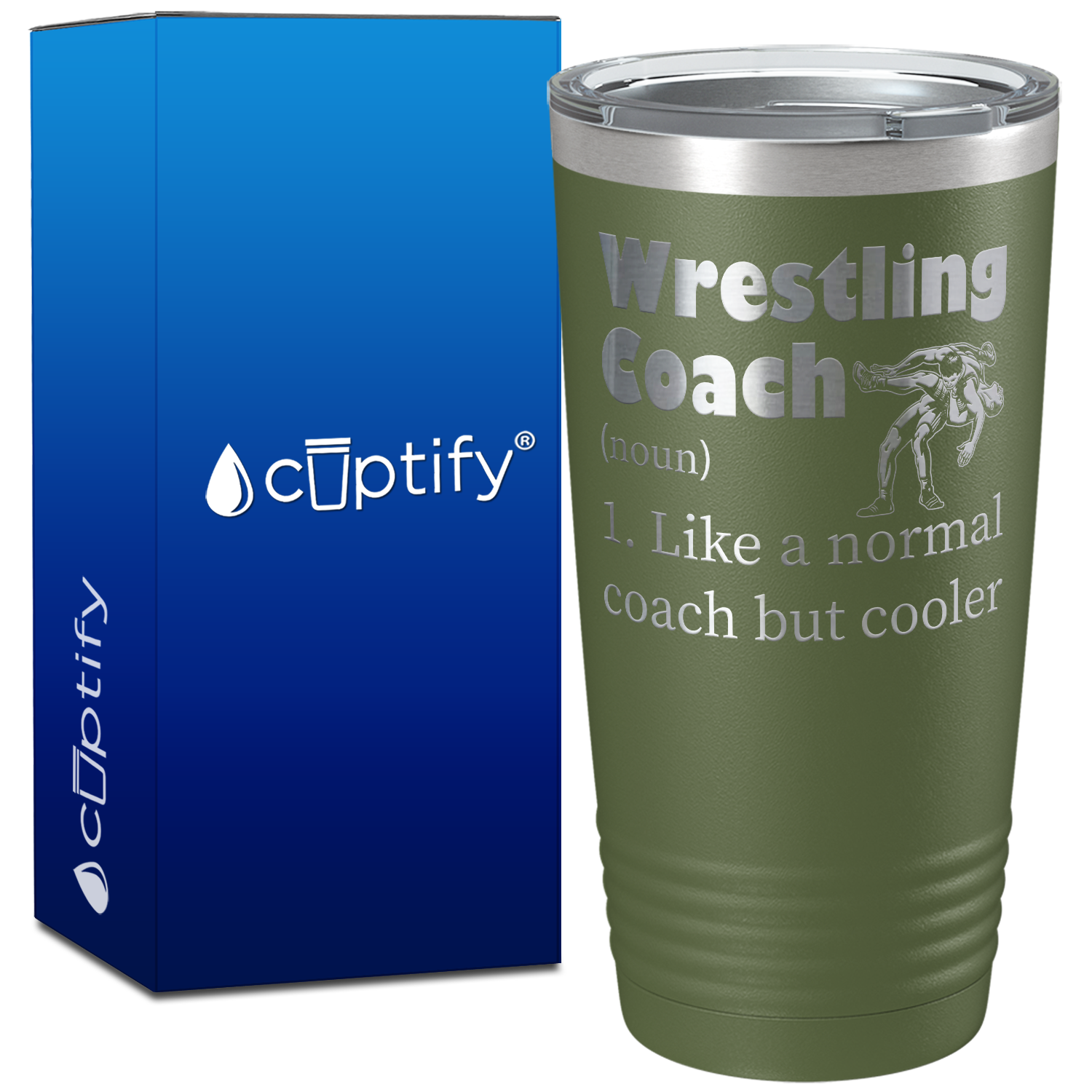 Wrestling Coach Definition on 20oz Coach Tumbler