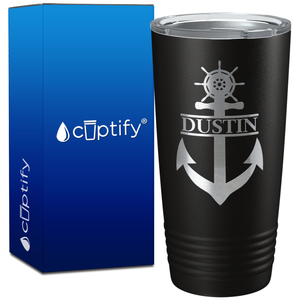 Anchor Personalized on 20oz Tumbler