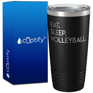 Eat Sleep Volleyball on 20oz Tumbler