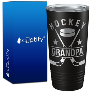 Hockey Grandpa on 20oz Tumbler