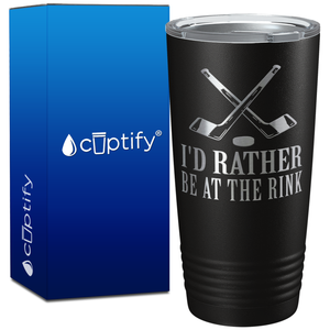 I'd Rather Be at the Rink on 20oz Tumbler