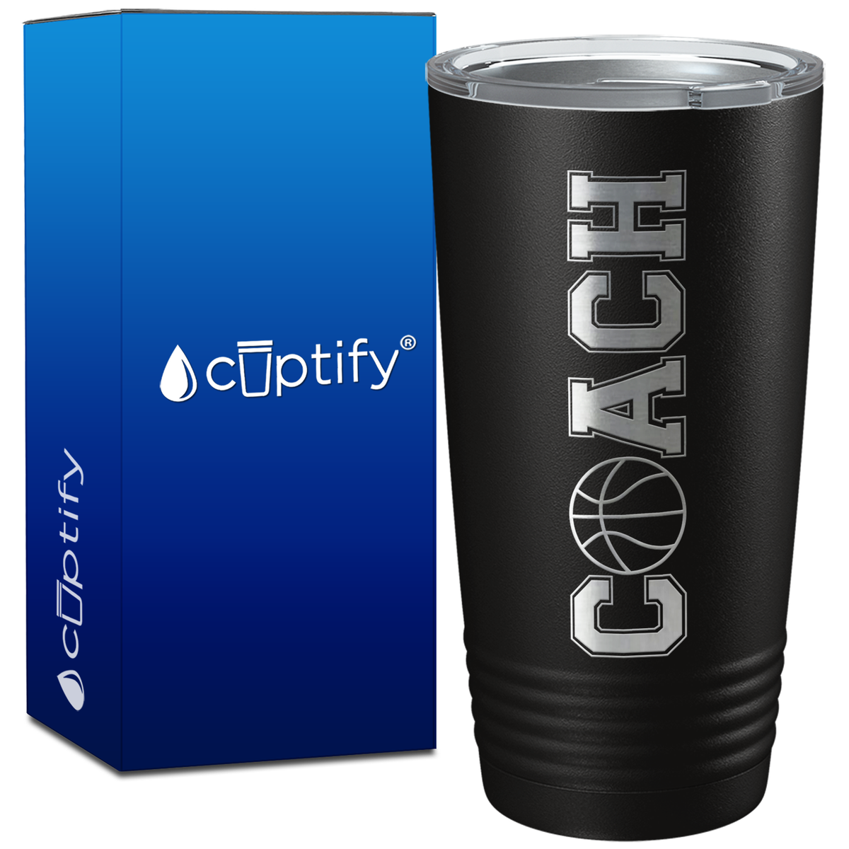 Coach Baskeball on 20oz Coach Tumbler