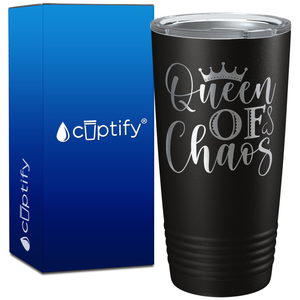 Queen of Chaos Boss Lady on 20oz Tumbler