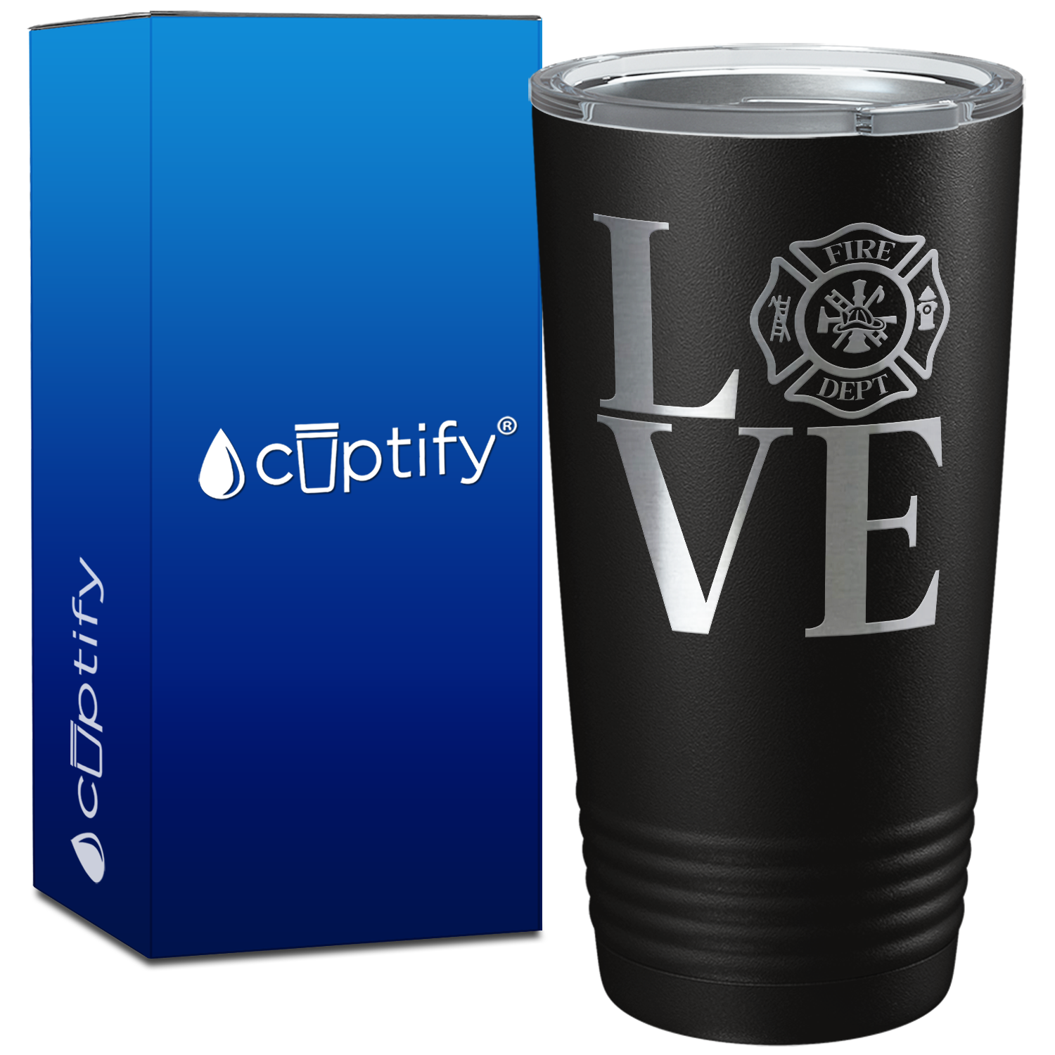 Firefighter LOVE on 20oz Tumbler