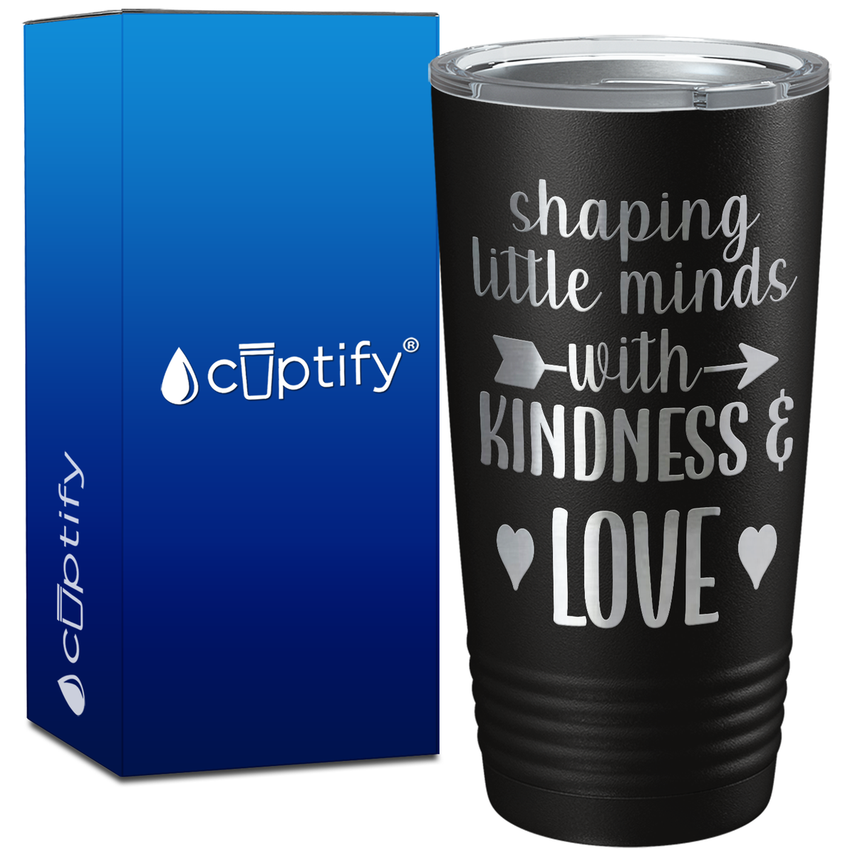Shaping Little Minds with Kindness and Love on 20oz Tumbler