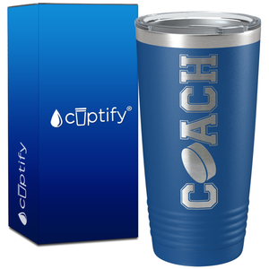 Coach Hockey on 20oz Coach Tumbler