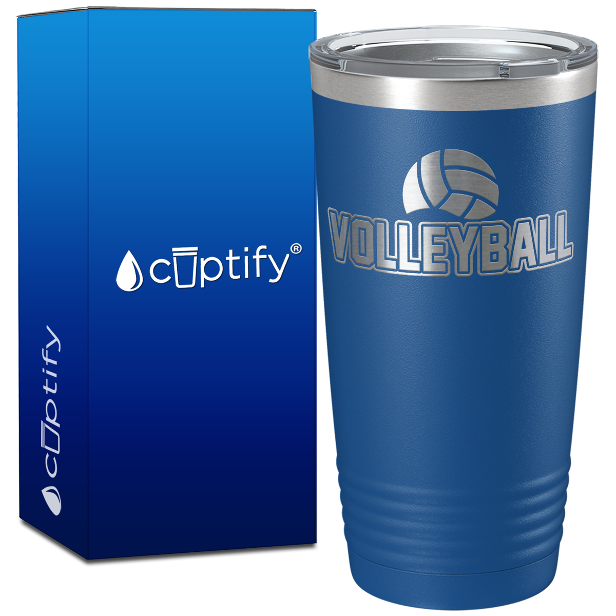 Volleyball on 20oz Volleyball Tumbler