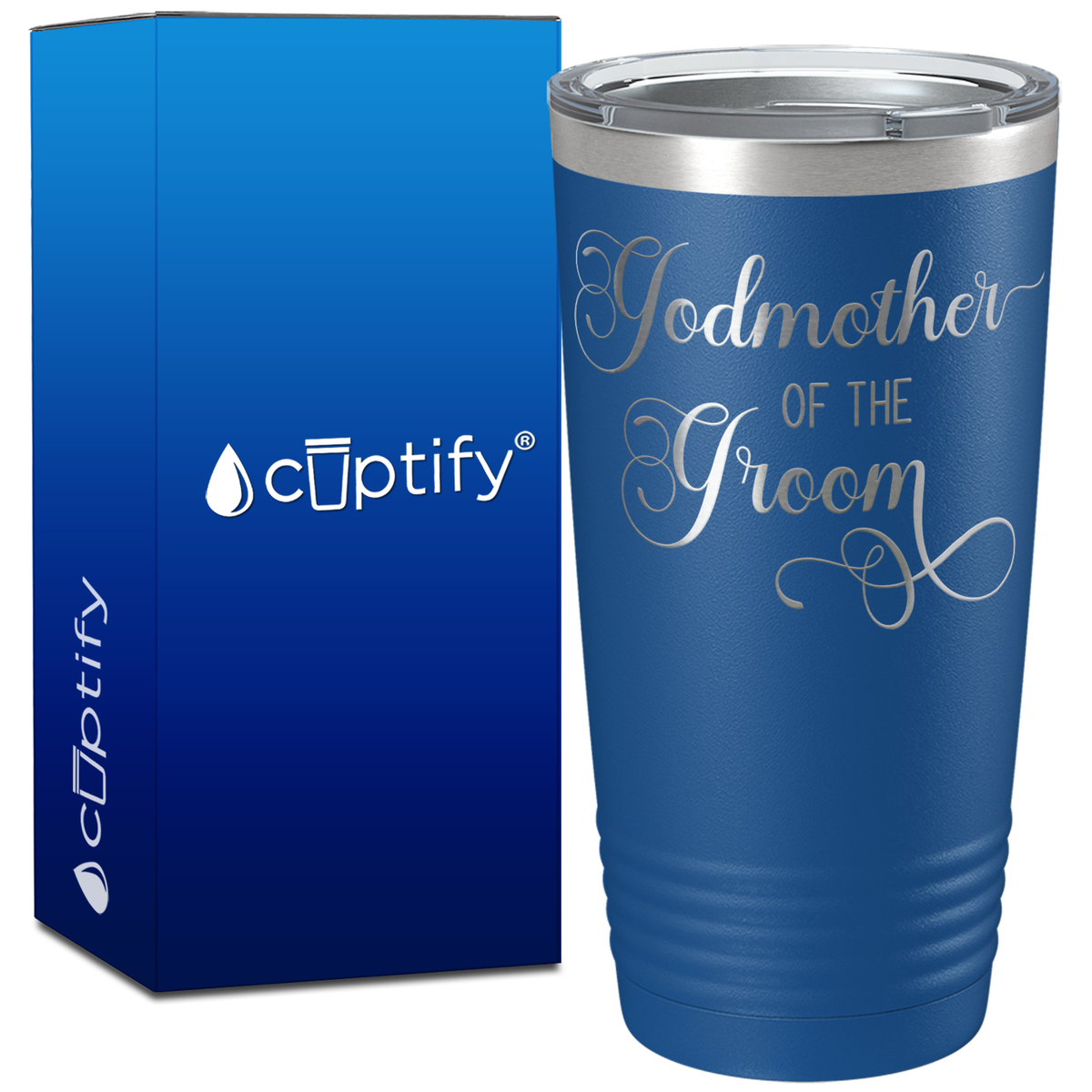 Godmother of the Groom on 20oz Tumbler