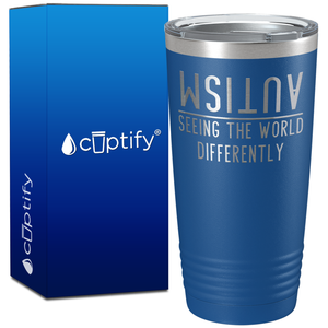 Seeing the World Differently Autism on 20oz Tumbler