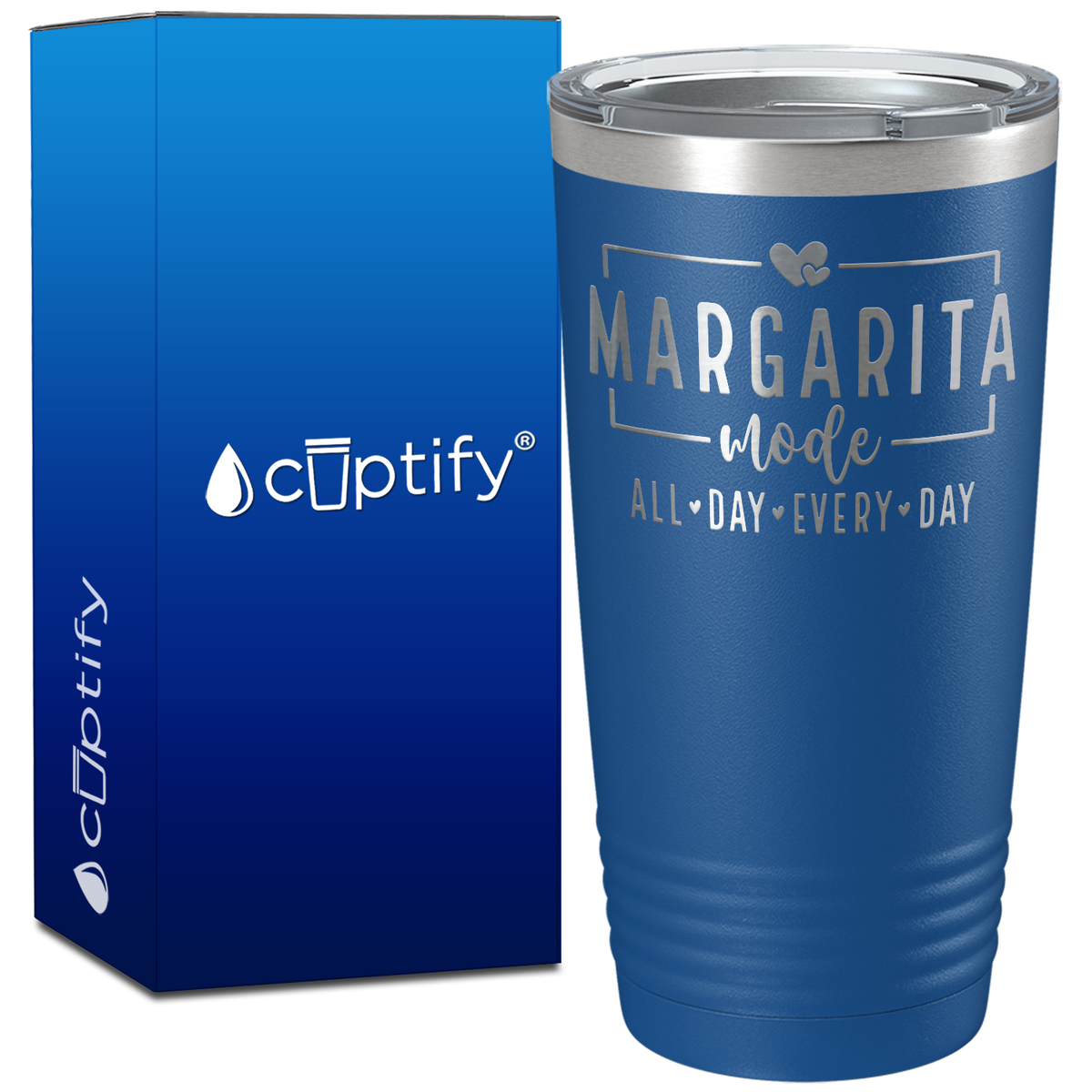 Margarita Mode All Day Every Day on 20oz Tumbler