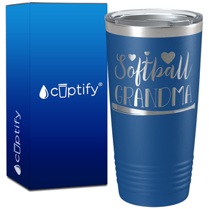 Softball Grandma on 20oz Tumbler