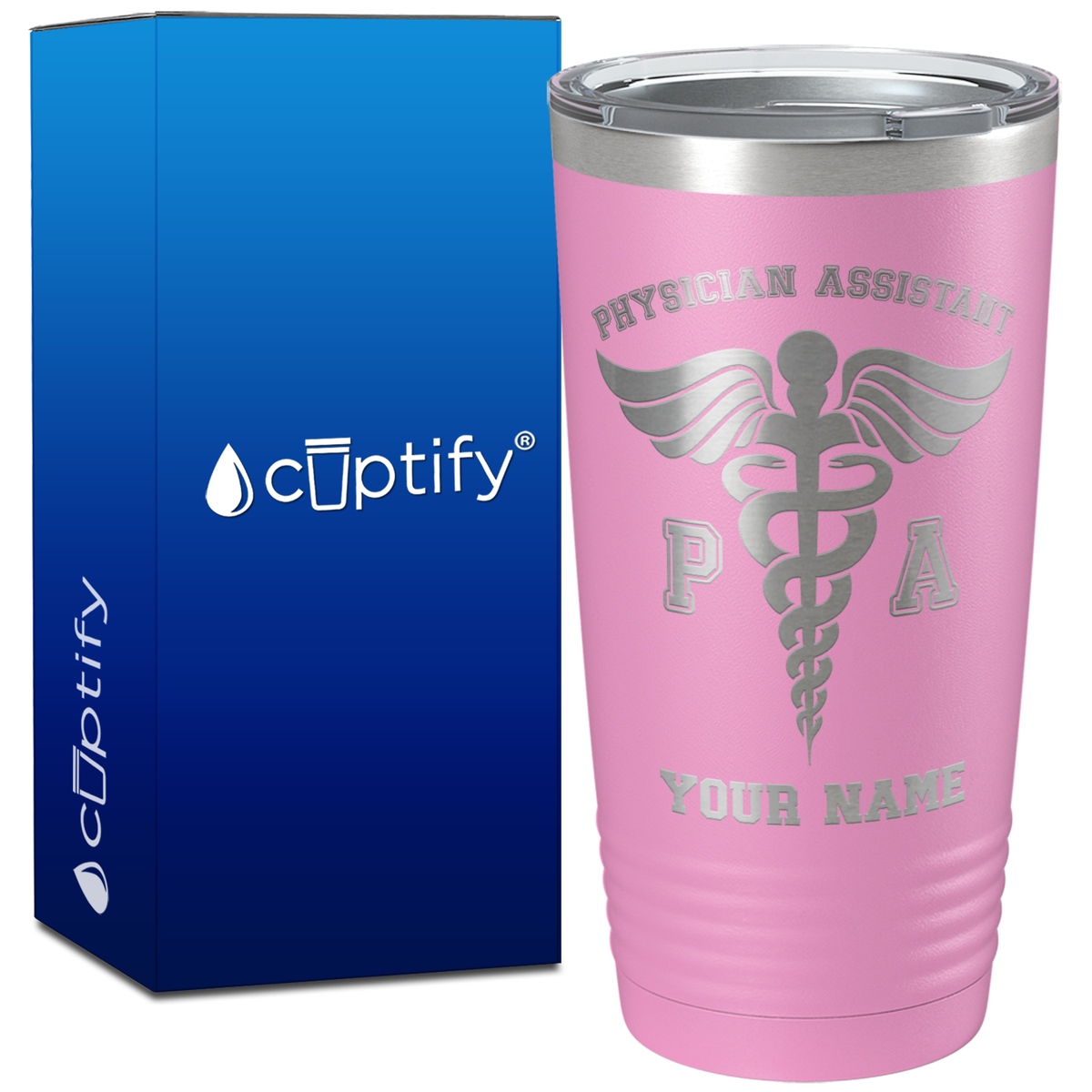 Personalized PA Physician Assistant on 20oz Tumbler