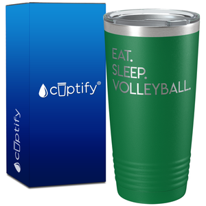 Eat Sleep Volleyball on 20oz Tumbler