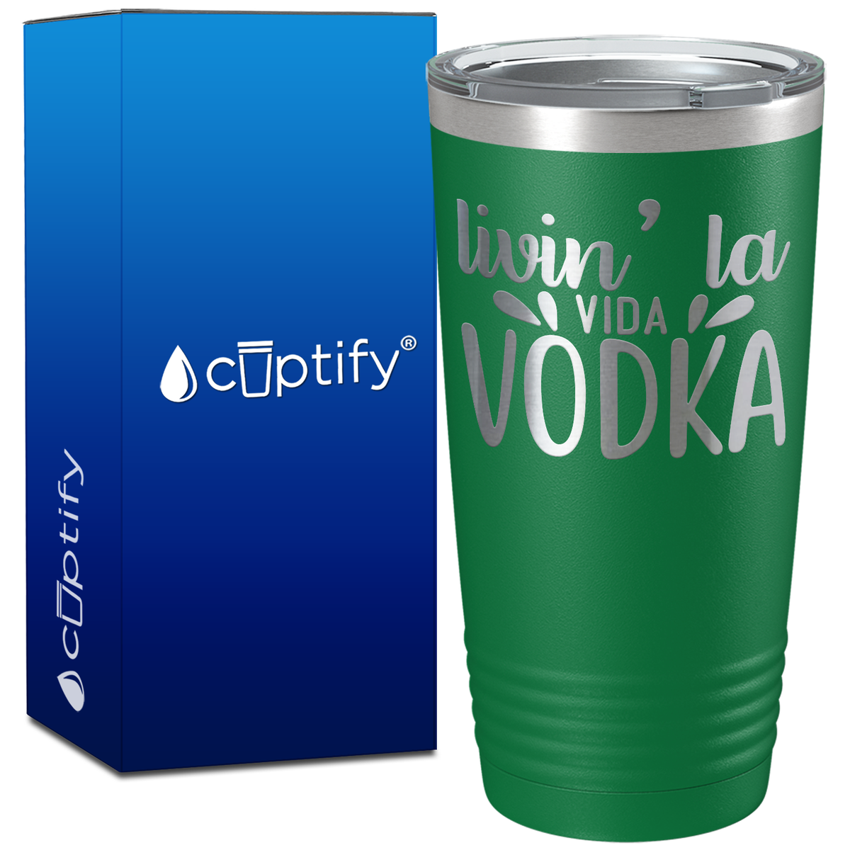 Livin La Vida Vodka on 20oz Tumbler