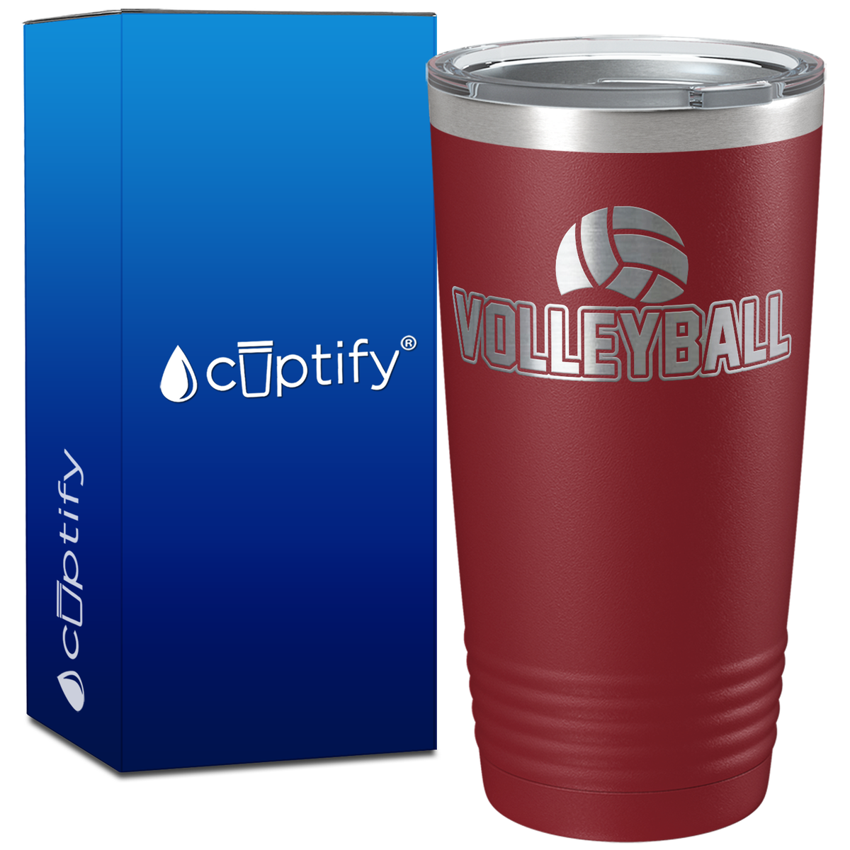 Volleyball on 20oz Volleyball Tumbler