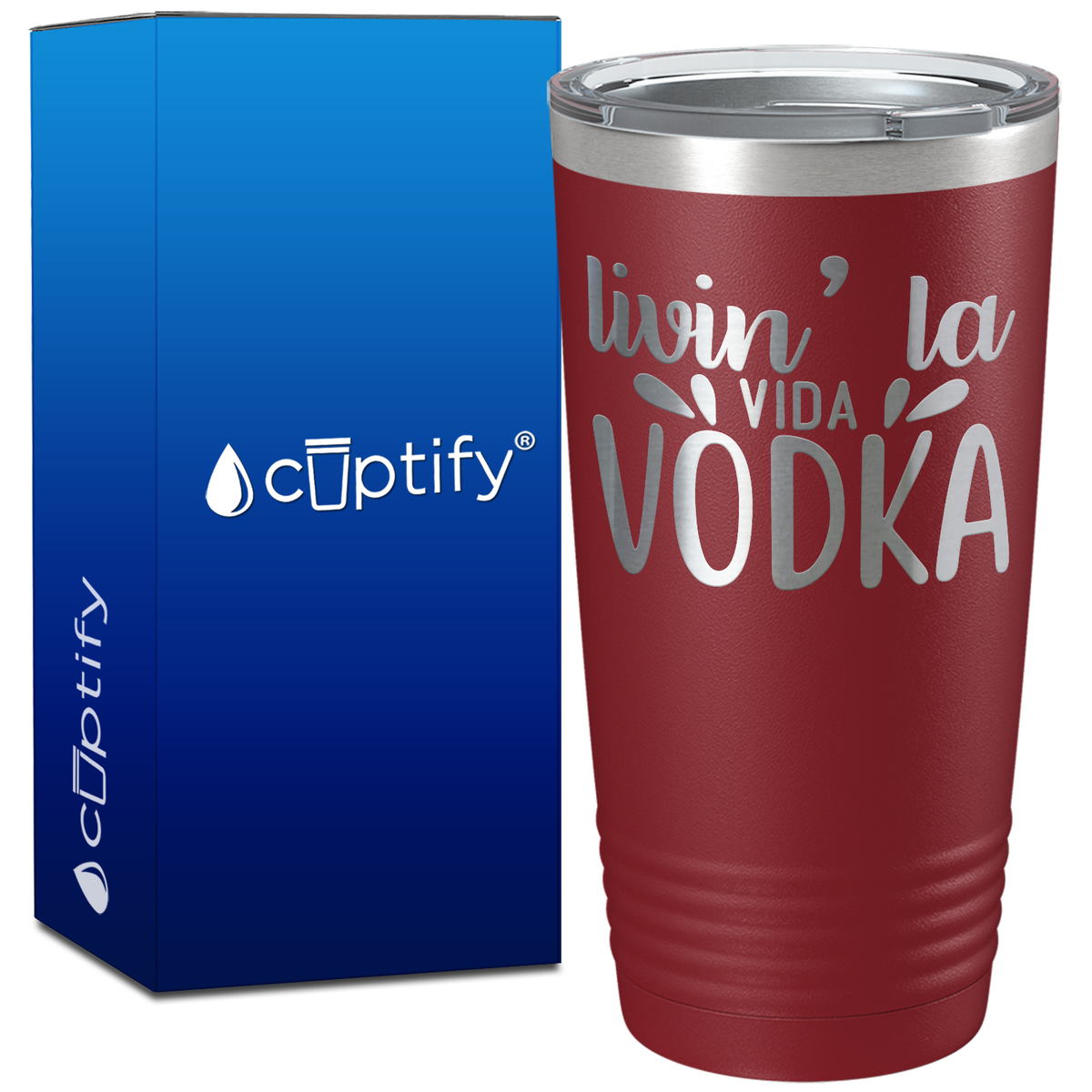 Livin La Vida Vodka on 20oz Tumbler