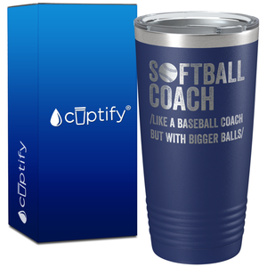 Softball Coach on 20oz Coach Tumbler