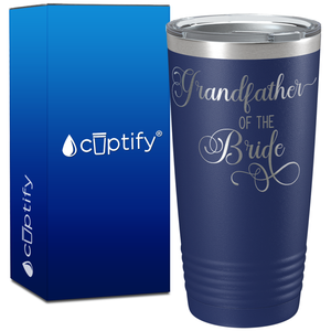 Grandfather of the Bride on 20oz Tumbler