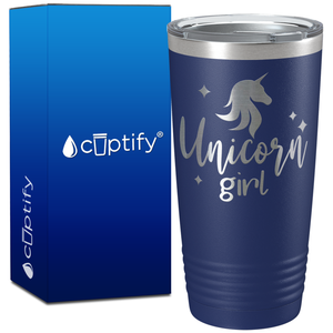 Unicorn Girl on 20oz Tumbler