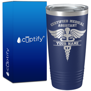 Personalized CMA Certified Medical Assistant on 20oz Tumbler