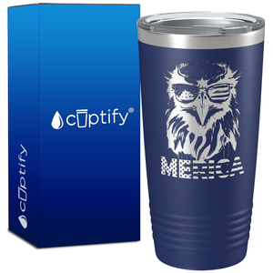 Merica Eagle on 20oz Tumbler