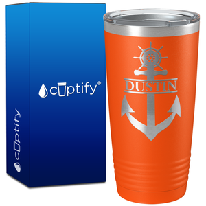 Anchor Personalized on 20oz Tumbler