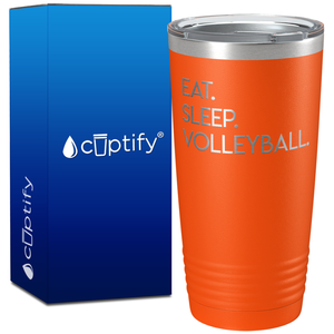 Eat Sleep Volleyball on 20oz Tumbler