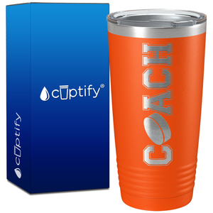 Coach Hockey on 20oz Coach Tumbler