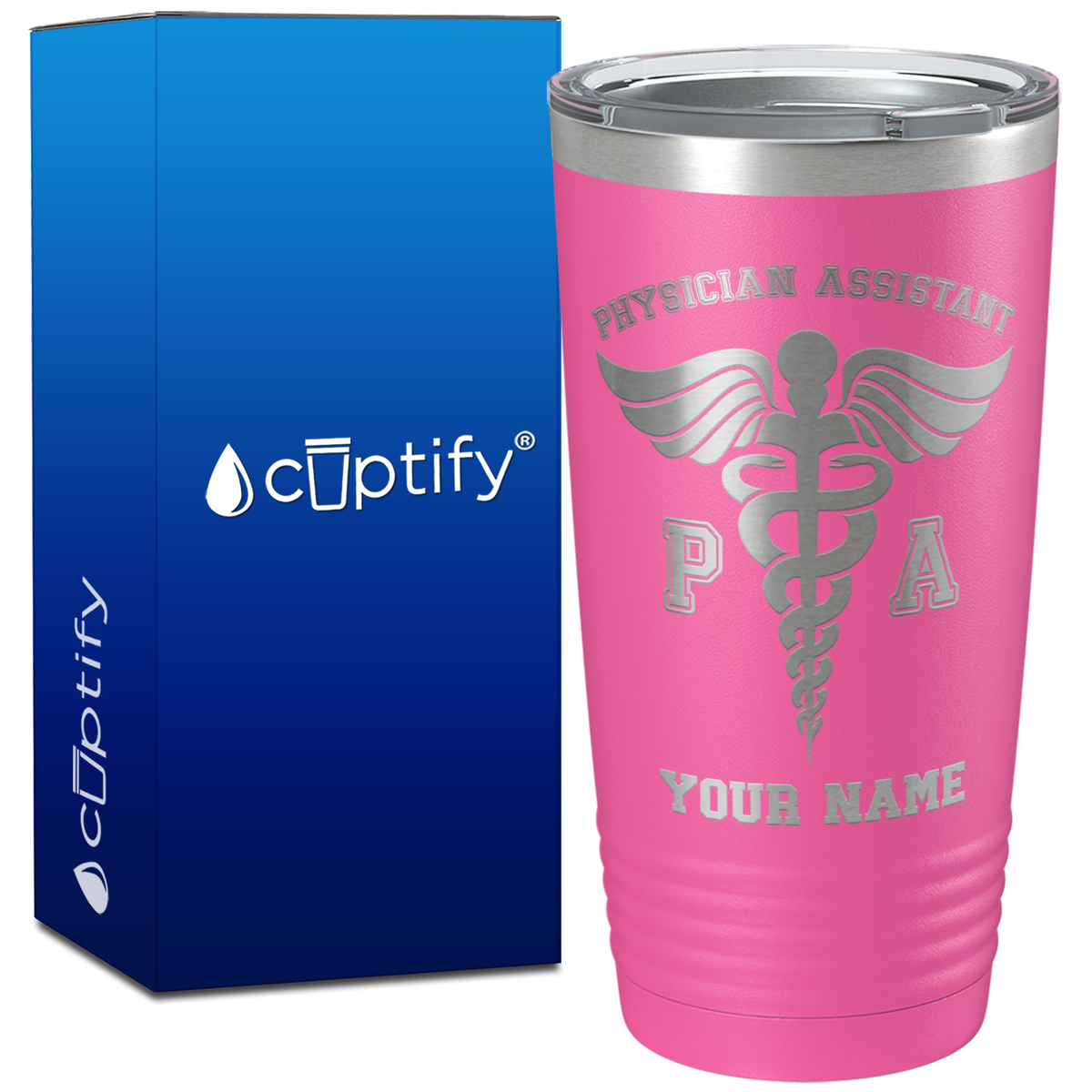 Personalized PA Physician Assistant on 20oz Tumbler