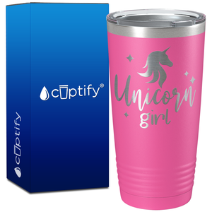 Unicorn Girl on 20oz Tumbler