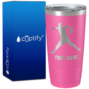 Personalized Baseball Pitcher Player on 20oz Tumbler