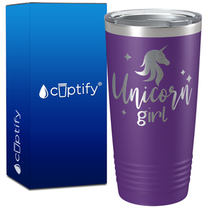 Unicorn Girl on 20oz Tumbler