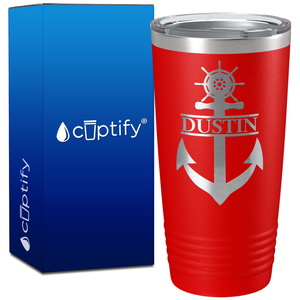Anchor Personalized on 20oz Tumbler