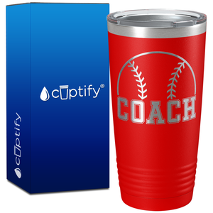 Baseball Coach on 20oz Coach Tumbler