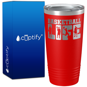 Basketball Life on 20oz Tumbler