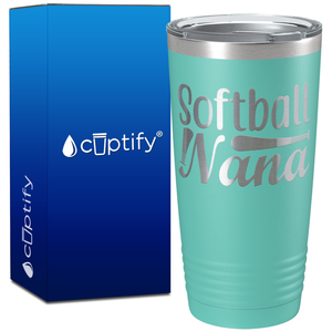 Softball Nana on 20oz Tumbler