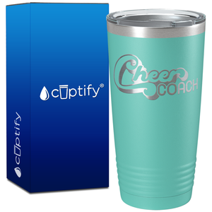 Cheer Coach on 20oz Coach Tumbler